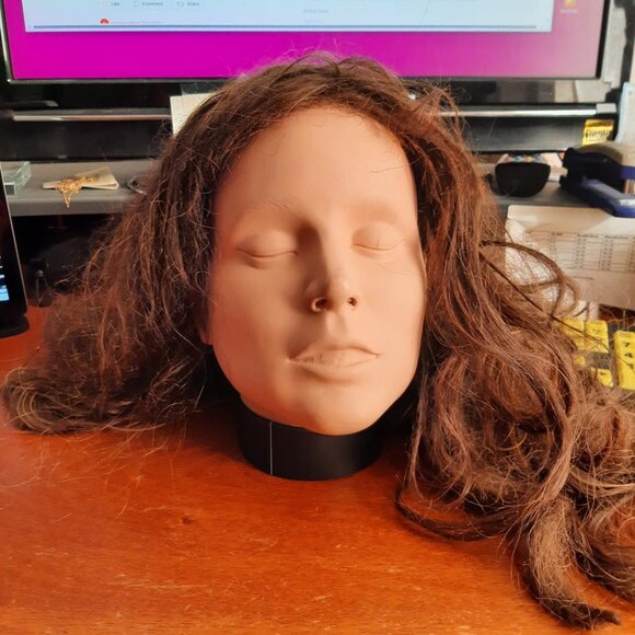 NEW Bag ! Long Hair 25 inch Curly Wig Dark Blonde main image 6